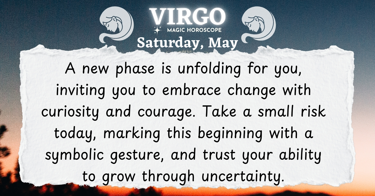 ♍ Virgo today Saturday May 2nd | Magic Horoscope